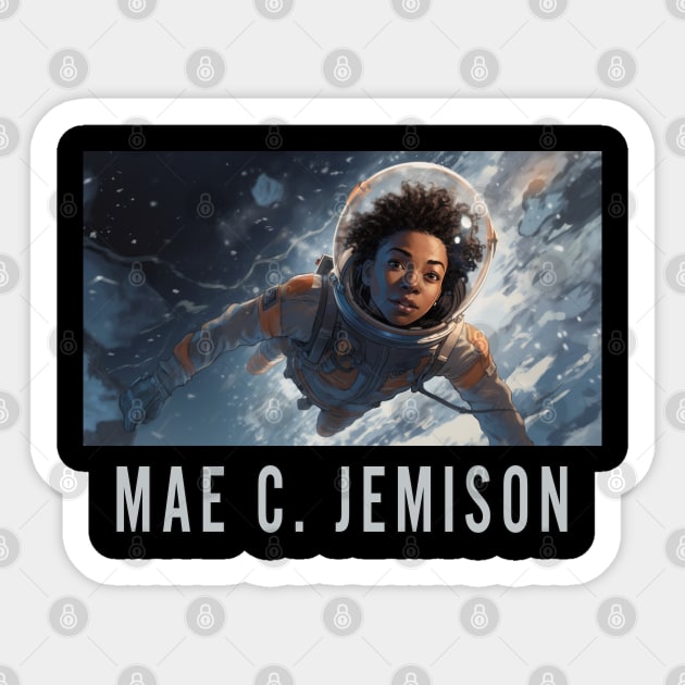 Mae C. Jemison Sticker by UrbanLifeApparel